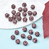 Polymer Clay Rhinestone Beads RB-A053-4mm-10-2