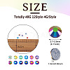 48G 12 Colors Glass Hotfix Rhinestone DIY-TA0004-53-4