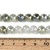 Anti-Tarnish Electroplate Glass Beads Strands GLAA-N064-8mm-13-2
