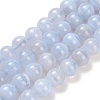 Natural Blue Lace Agate Beads Strands G-L634-B02-8mm-2