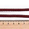 Braided Leather Cord with Core WL-F009-5mm-04-2