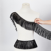 Tassel PET Polyester Ribbon Trim OCOR-WH0082-230D-3