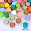 Hexagonal Silicone Beads SI-JX0020A-82-2