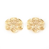 Brass Filigree Joiners Links KK-I669-15G-2