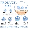 150Pcs 3 Styles Transparent Acrylic Beads MACR-YW0003-96A-3