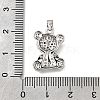 Brass Micro Pave Cubic Zirconia Pendants KK-Z102-19P-3