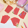 100Pcs PVC Plastic Blank Big Pendants KY-SP0001-72A-4