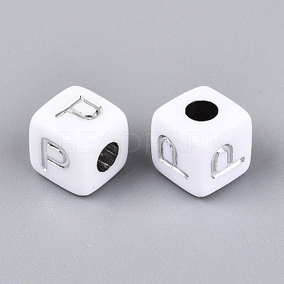 Opaque Acrylic Beads SACR-T035-03P-1