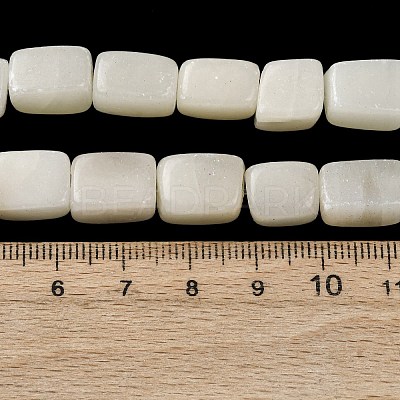 Natural White African Opal Beads Strands G-D098-D04-02-1