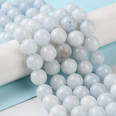 Natural Celestite/Celestine Beads Strands G-M414-A01-03-1
