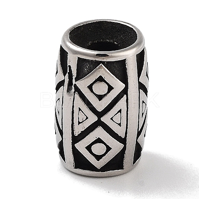 Retro 304 Stainless Steel Beads STAS-L274-020AS-1