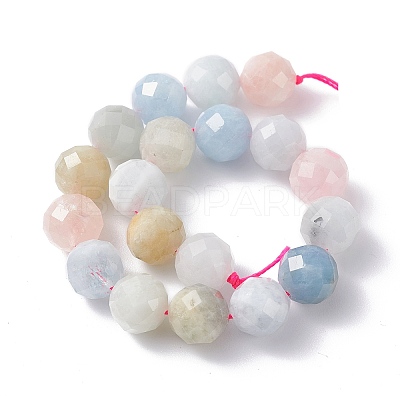 Natural Morganite Beads Strands X-G-S345-10mm-012-1