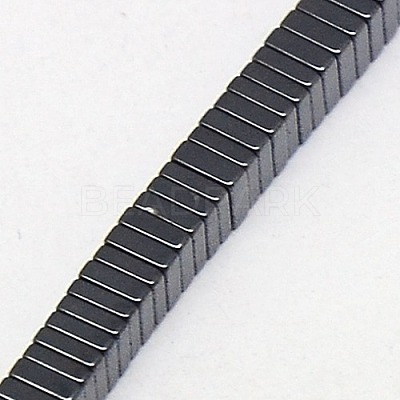 Electroplate Non-magnetic Synthetic Hematite Heishi Beads Strands X-G-J171A-3x3mm-03-1