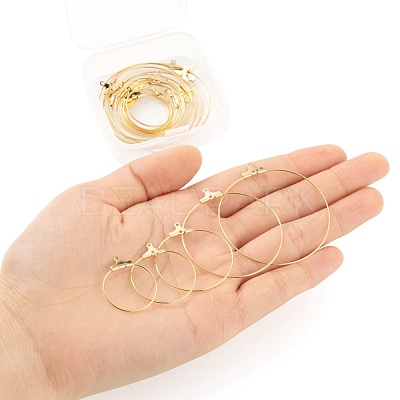 20Pcs 5 Size 304 Stainless Steel Pendants STAS-LS0001-12G-1