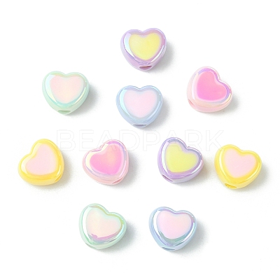 Plated Acrylic Beads OACR-CJC0009-05-1