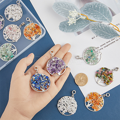 14Pcs 7 Styles Zinc Alloy European Dangle Charms G-FH0001-82-1