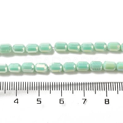 Electroplate Glass Beads Strands EGLA-D031-01F-1