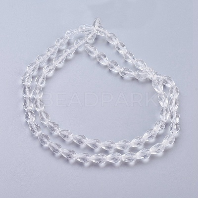 Glass Beads Strands X-GLAA-R024-11x8mm-12-1