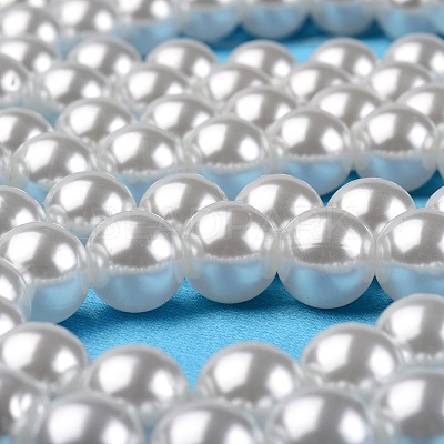 ABS Plastic Imitation Pearl Round Beads MACR-S789-10mm-01-1