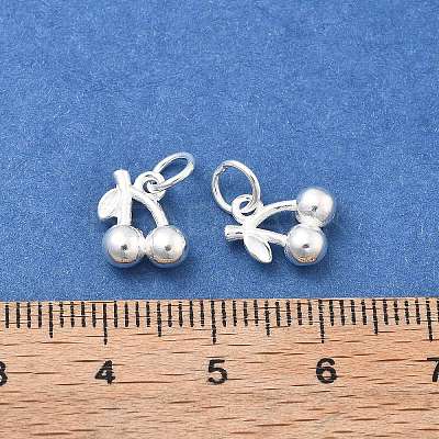 925 Sterling Silver Cherry Charms STER-D302-09S-1