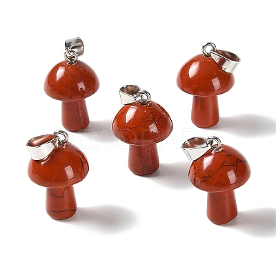 Natural Red Jasper Pendants GG-CBAA0EE-05P-12-1