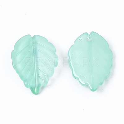 Spray Painted Glass Pendants GLAA-N042-004-A04-1
