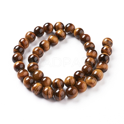Natural Tiger Eye Beads Strands Z0RQS011-1