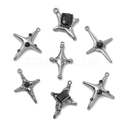 32Pcs 8 Styles Alloy Pendants FIND-CJ0006-01-1