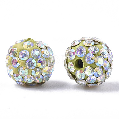 Pave Disco Ball Beads RB-T017-04-05-1