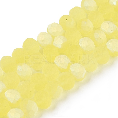 Transparent Glass Beads Strands EGLA-A044-T8mm-MB29-1