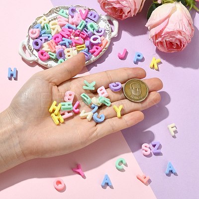 400Pcs Opaque Resin Beads RESI-CJ0005-14-1