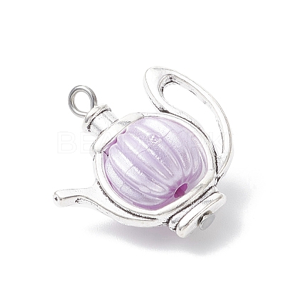 Acrylic & Tibetan Style Alloy Pendants PALLOY-JF04324-1