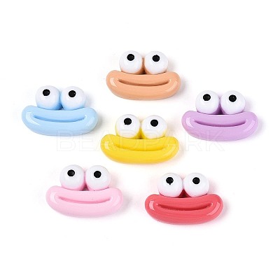 Opaque Resin Decoden Cabochons RESI-N051-15-1