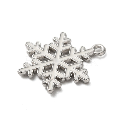 Winter Theme Alloy Enamel Pendants ENAM-M002-05Q-P-1