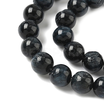 Grade B Natural Tiger Eye Beads Strands G-F591-18-8mm-03-1