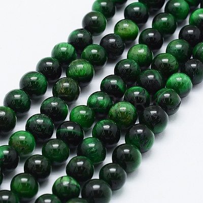 Natural Tiger Eye Beads Strands X-G-F561-6mm-B01-1