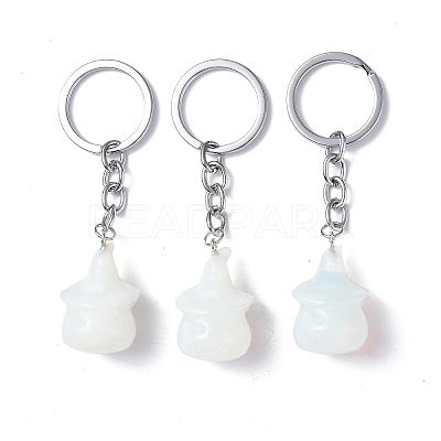 Opalite Keychains KEYC-P011-04P-12-1
