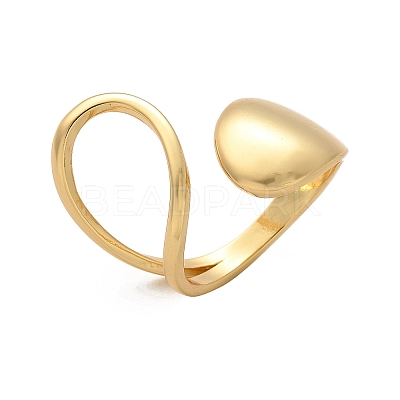 Brass Cuff Rings RJEW-C120-06G-1