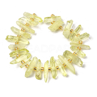 Natural Quartz Crystal Beads Strands G-F800-E12-1