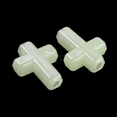 Luminous Transparent Acrylic Beads LACR-P001-02-1