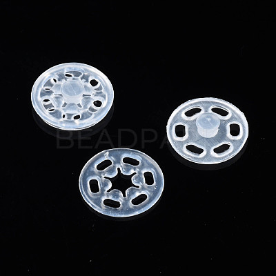 Transparent Resin Snap Fasteners BUTT-N018-060-A-1