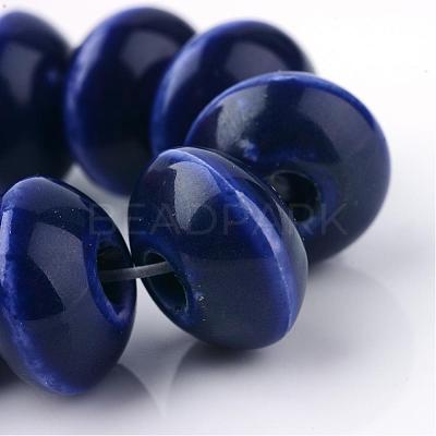 Handmade Porcelain Beads PORC-Q173-15x10mm-03-1