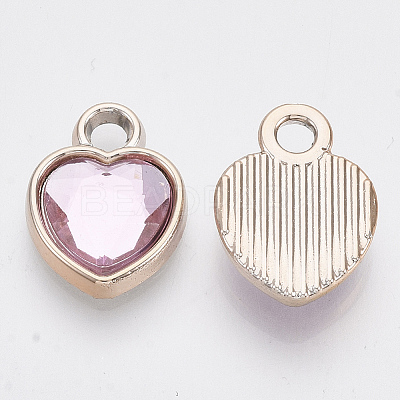 UV Plating ABS Plastic Pendants X-KY-N007-68-1