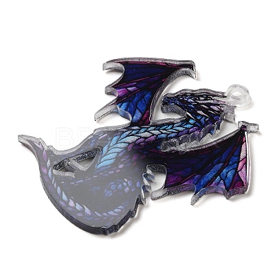 Acrylic Pendants OACR-O007-02H-1