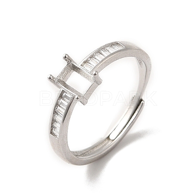 Adjustable Alloy Pad Ring Settings KK-C022-01B-P-1