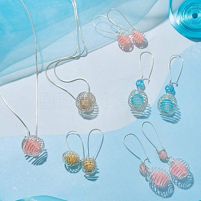 Iron Wire Pendants IFIN-R231-25mm-P-1