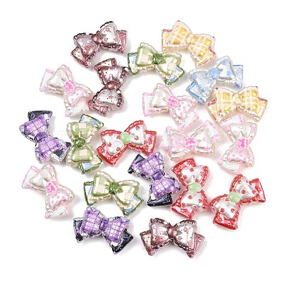 Printed Opaque Acrylic Beads MACR-B838-09-1