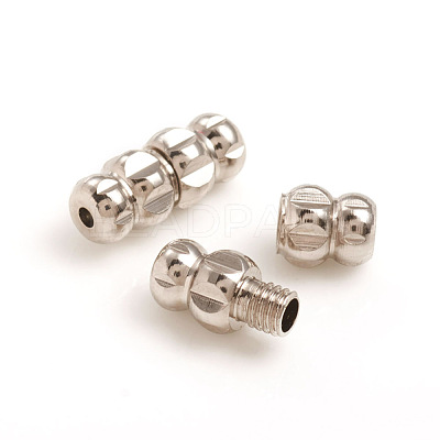 Brass Screw Clasps KK-L155-24P-1