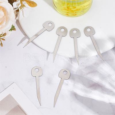 6Pcs 201 Stainless Steel Padlock Bypass Tools TOOL-CN0001-06-1