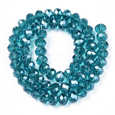Electroplate Glass Beads Strands EGLA-A034-T2mm-A33-1